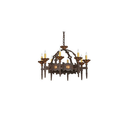 Antibes 8 Light 28" Wide Taper Candle Style Chandelier