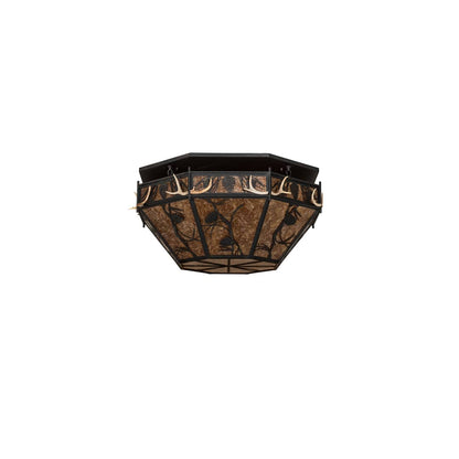 Whispering Pines 8 Light 46" Wide Semi-Flush Ceiling Fixture