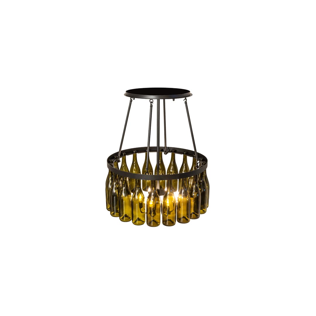 Tuscan Vineyard 6 Light 36" Wide Semi-Flush Drum Ceiling Fixture