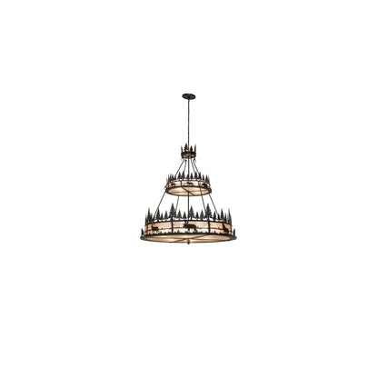 12 Light 72" Wide Pendant