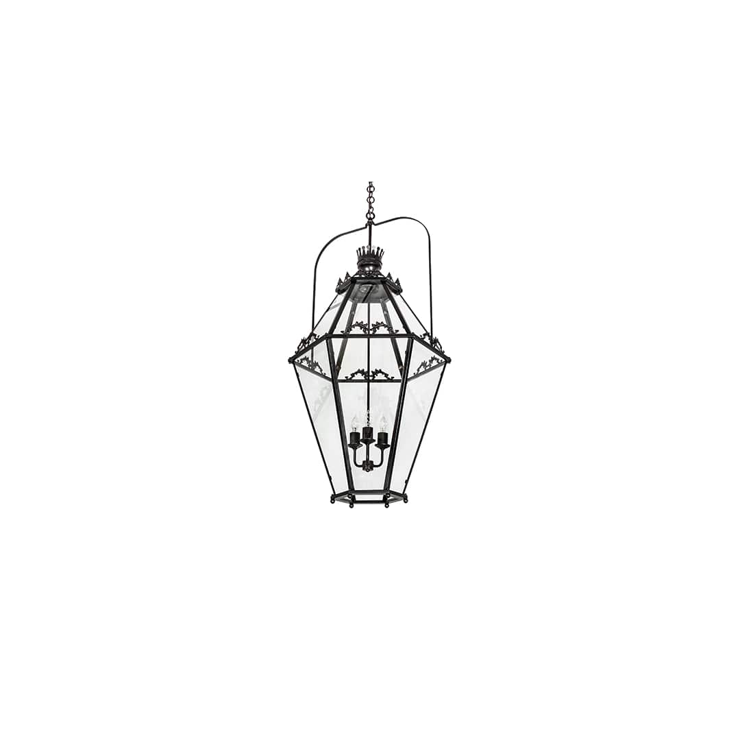 3 Light 26" Wide Taper Candle Pendant