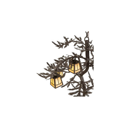 Pine Branch 6 Light 45" Wide Chandelier