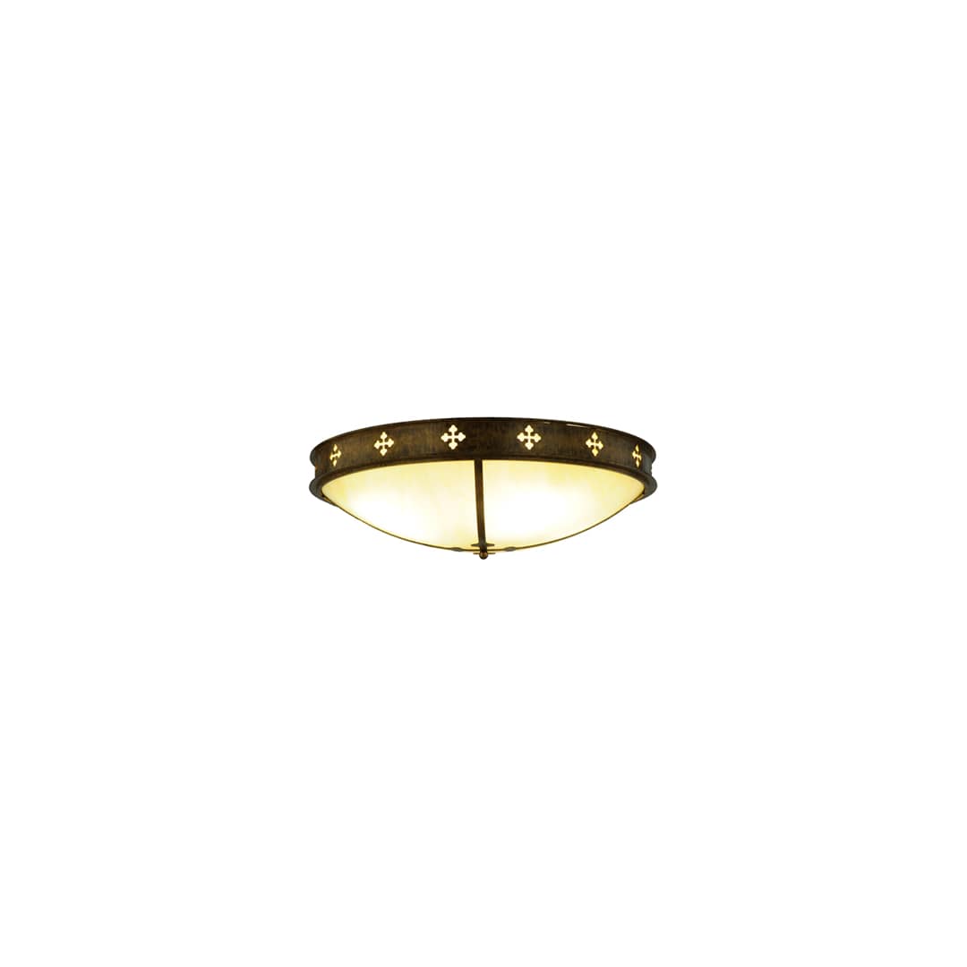 Byzantine 4 Light 36" Wide Flush Mount Bowl Ceiling Fixture
