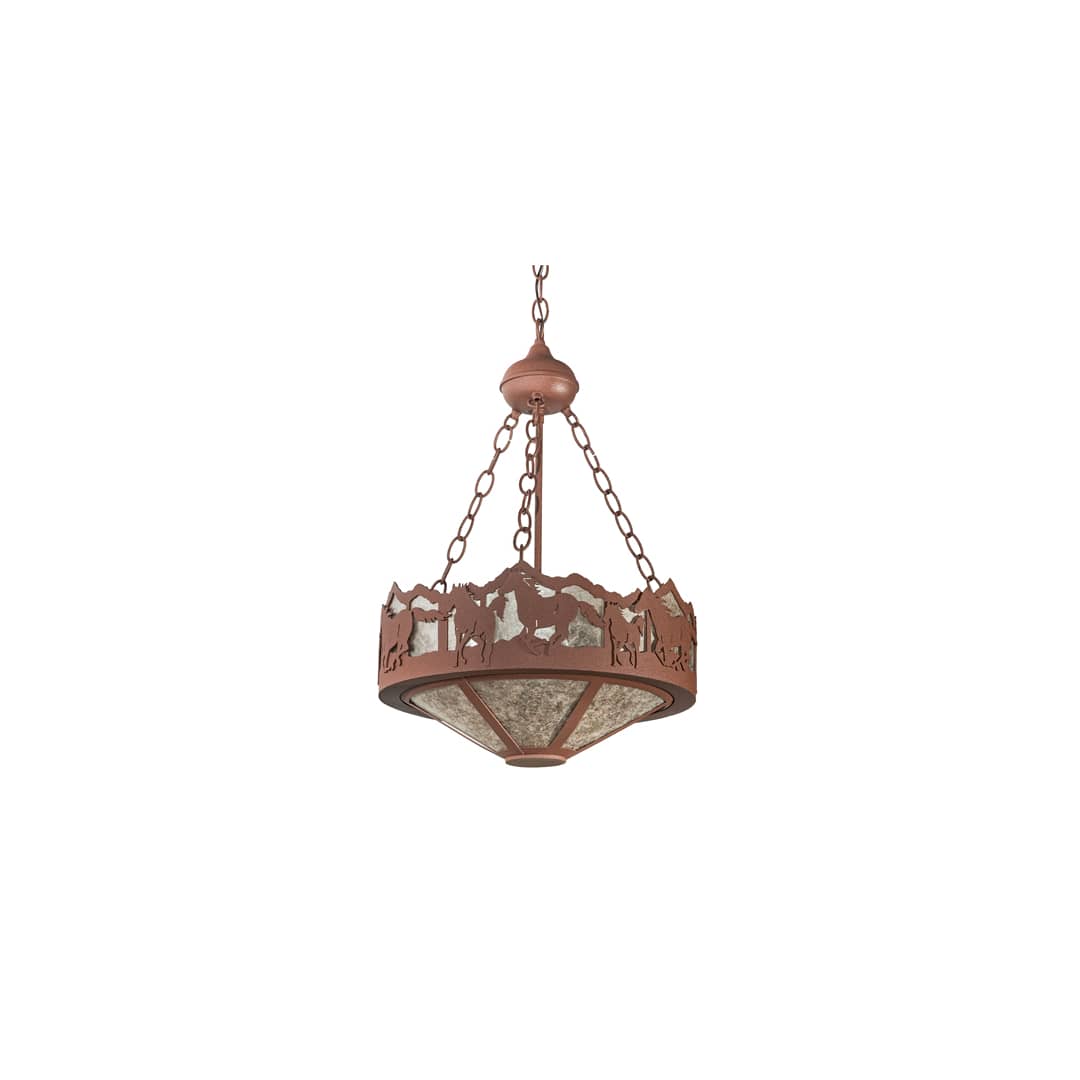 3 Light 16" Wide Pendant