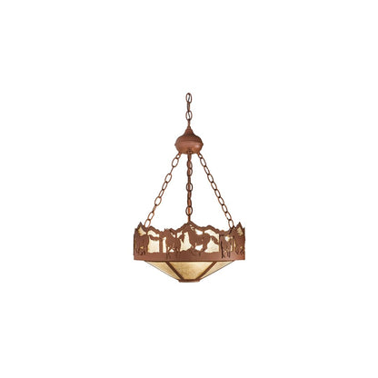 3 Light 16" Wide Pendant
