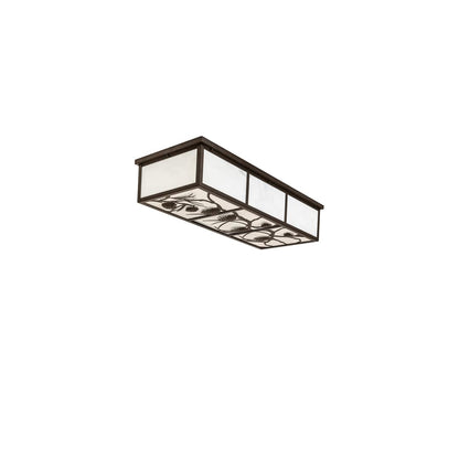 Mountain Pine 6 Light 50" Wide Flush Mount Ceiling Fixture