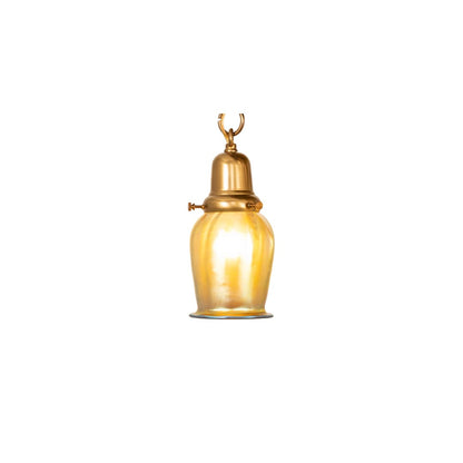 Revival Favrile 3 Light 18" Wide Semi-Flush Ceiling Fixture