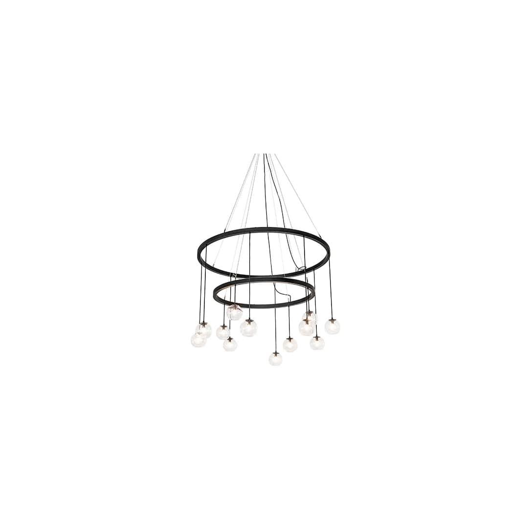 Bola 12 Light 59" Wide Ring Chandelier