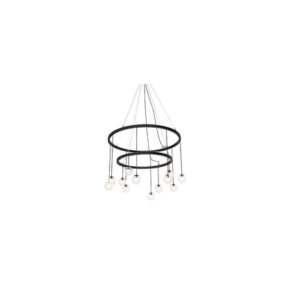 Bola 12 Light 59" Wide Ring Chandelier