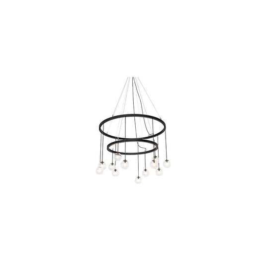 Bola 12 Light 59" Wide Ring Chandelier