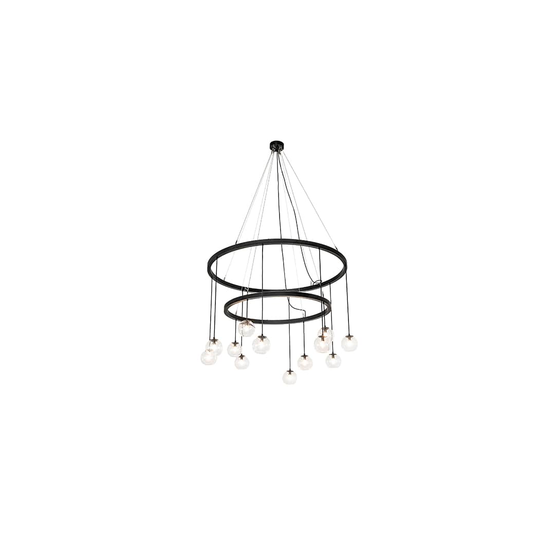 Bola 12 Light 59" Wide Ring Chandelier