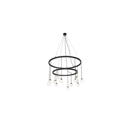 Bola 12 Light 59" Wide Ring Chandelier