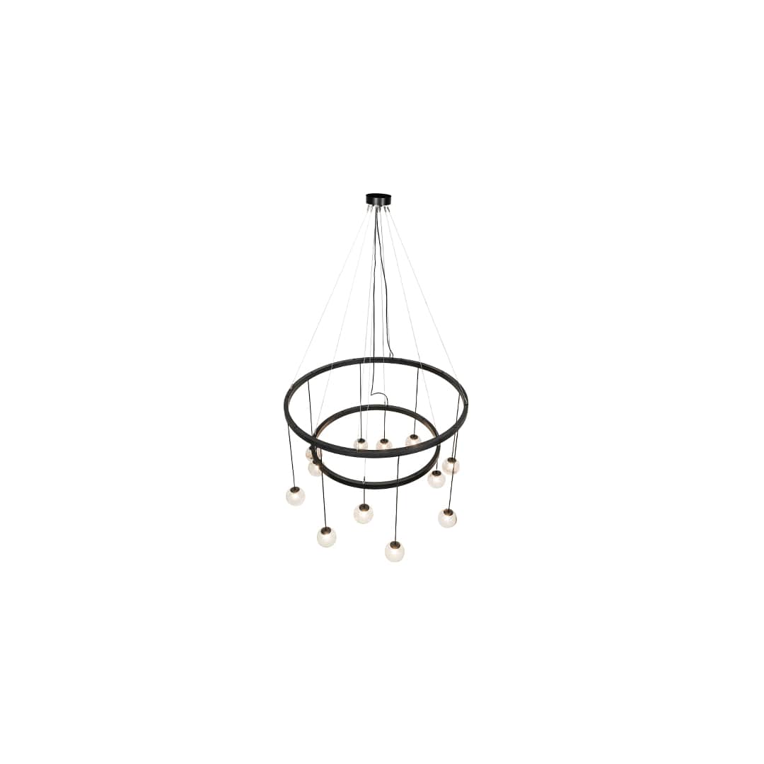 Bola 12 Light 59" Wide Ring Chandelier