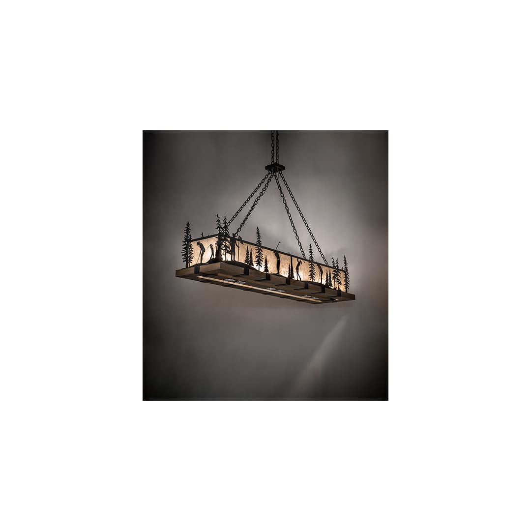 4 Light 72" Wide Linear Pendant