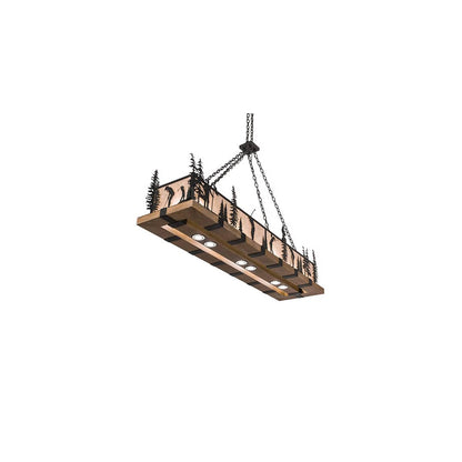 4 Light 72" Wide Linear Pendant
