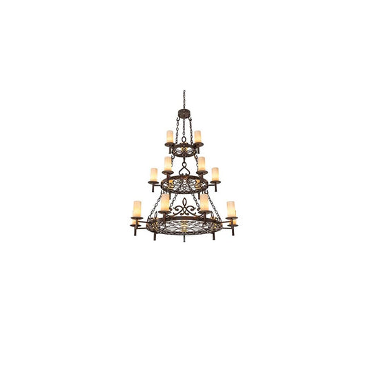 Newcastle 18 Light 48" Wide Ring Chandelier