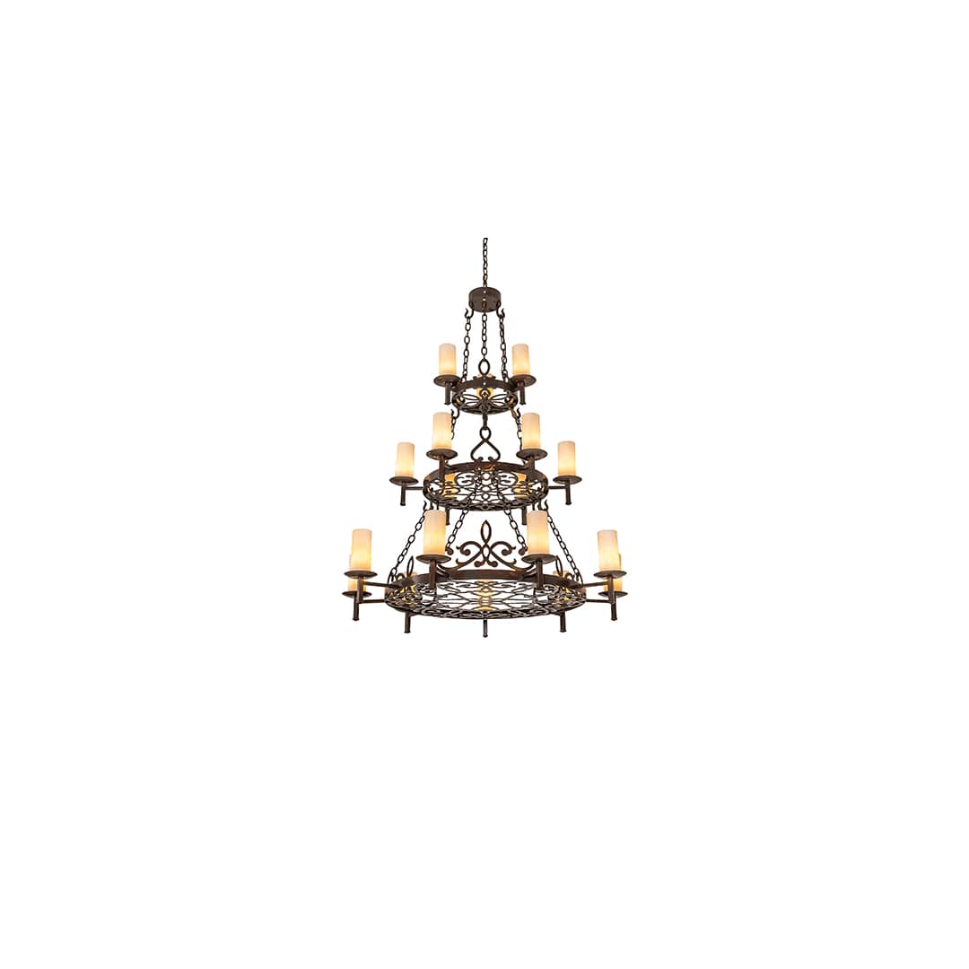 Newcastle 18 Light 48" Wide Ring Chandelier