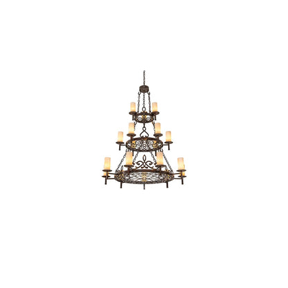 Newcastle 18 Light 48" Wide Ring Chandelier