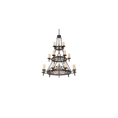 Newcastle 18 Light 48" Wide Ring Chandelier