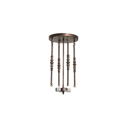Leaping Trout 4 Light 22" Wide Semi-Flush Ceiling Fixture