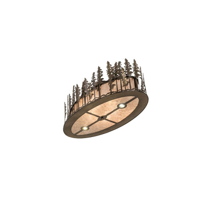 Tall Pines 6 Light 48" Wide Semi-Flush Ceiling Fixture