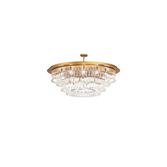 Corsica 19 Light 60" Wide Crystal Waterfall Chandelier