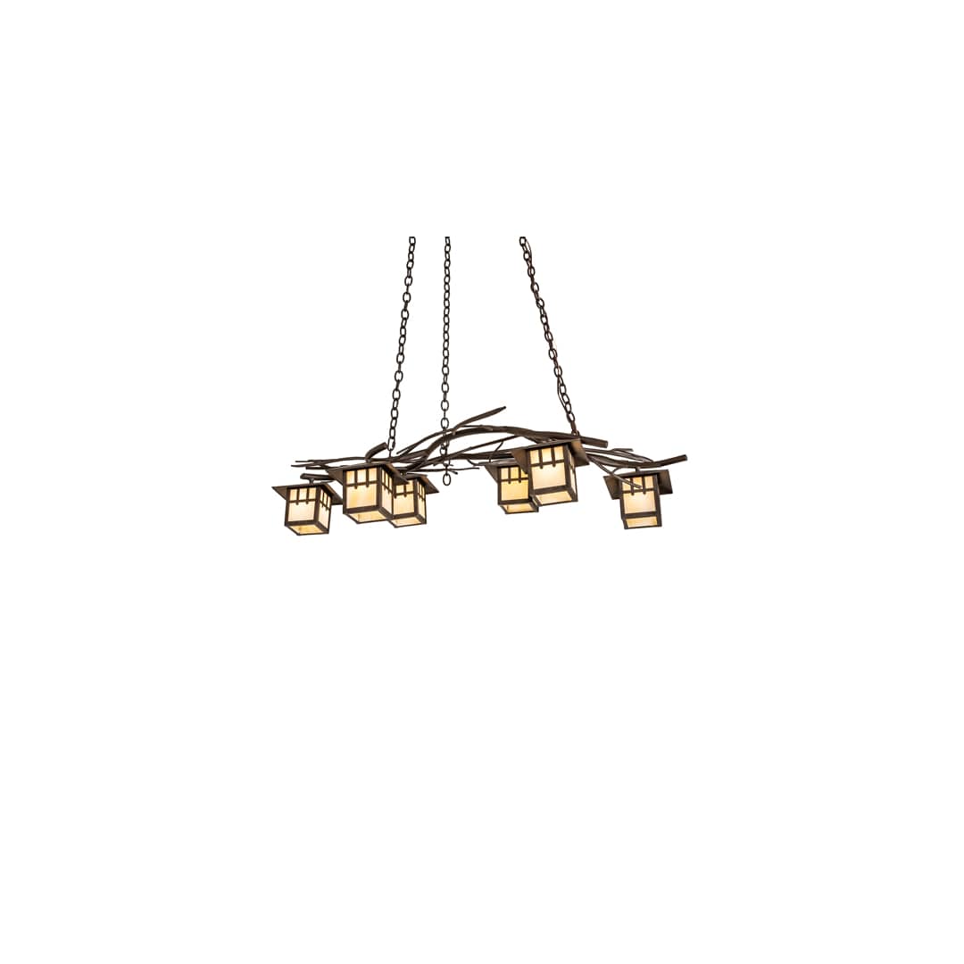 Long Winter Solstice 6 Light 36" Wide Linear Chandelier