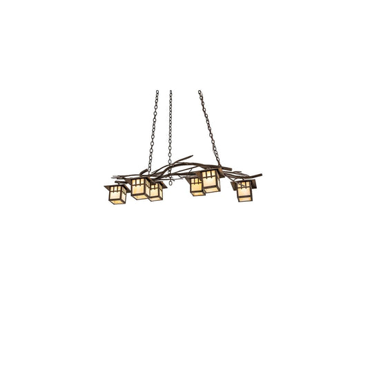 Long Winter Solstice 6 Light 36" Wide Linear Chandelier