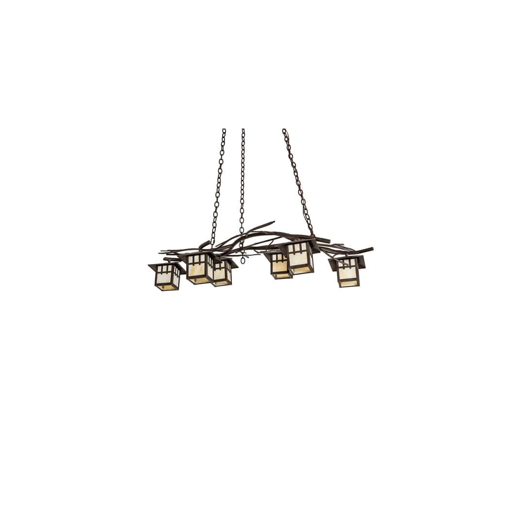 Long Winter Solstice 6 Light 36" Wide Linear Chandelier