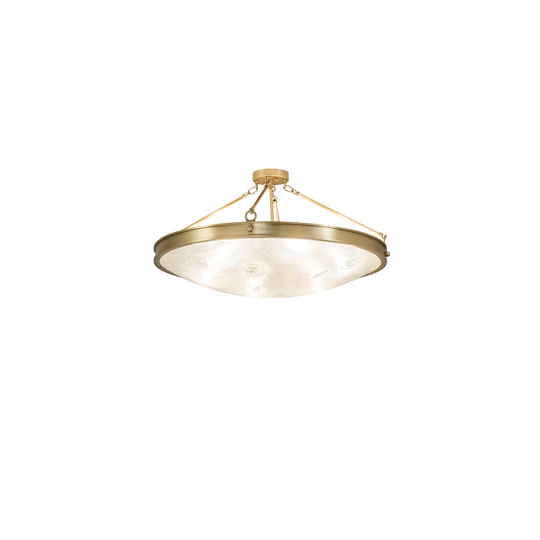 Metro Fusion 6 Light 32" Wide Semi-Flush Bowl Ceiling Fixture