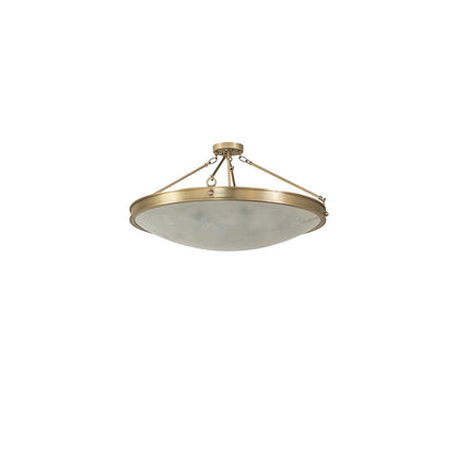 Metro Fusion 6 Light 32" Wide Semi-Flush Bowl Ceiling Fixture