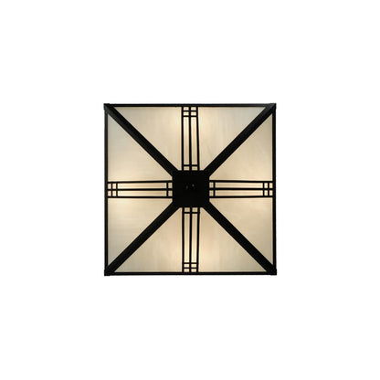 Prairie Loft 4 Light 25" Wide Semi-Flush Ceiling Fixture