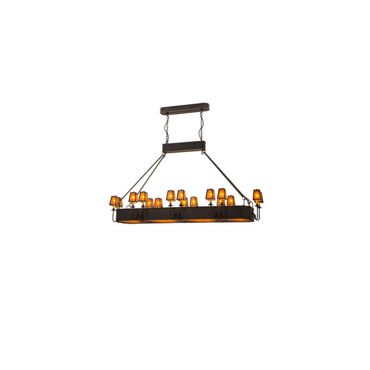 Carpathian 28 Light 82" Wide Linear Chandelier