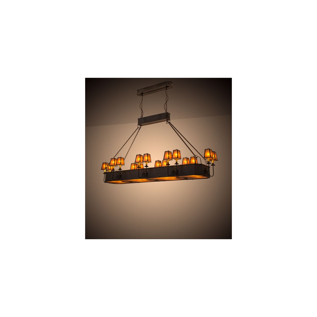 Carpathian 28 Light 82" Wide Linear Chandelier