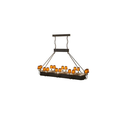 Carpathian 28 Light 82" Wide Linear Chandelier