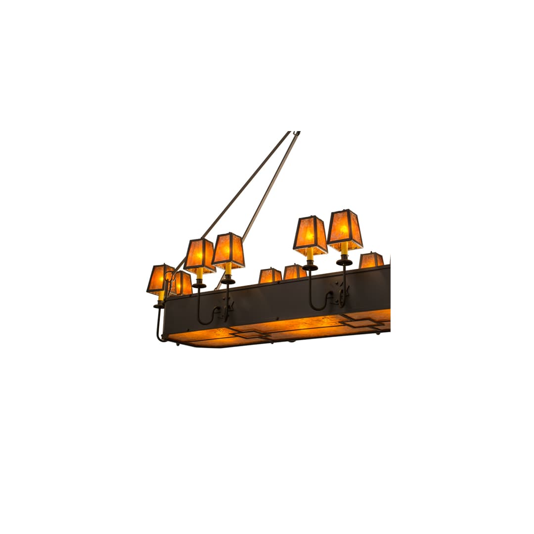Carpathian 28 Light 82" Wide Linear Chandelier