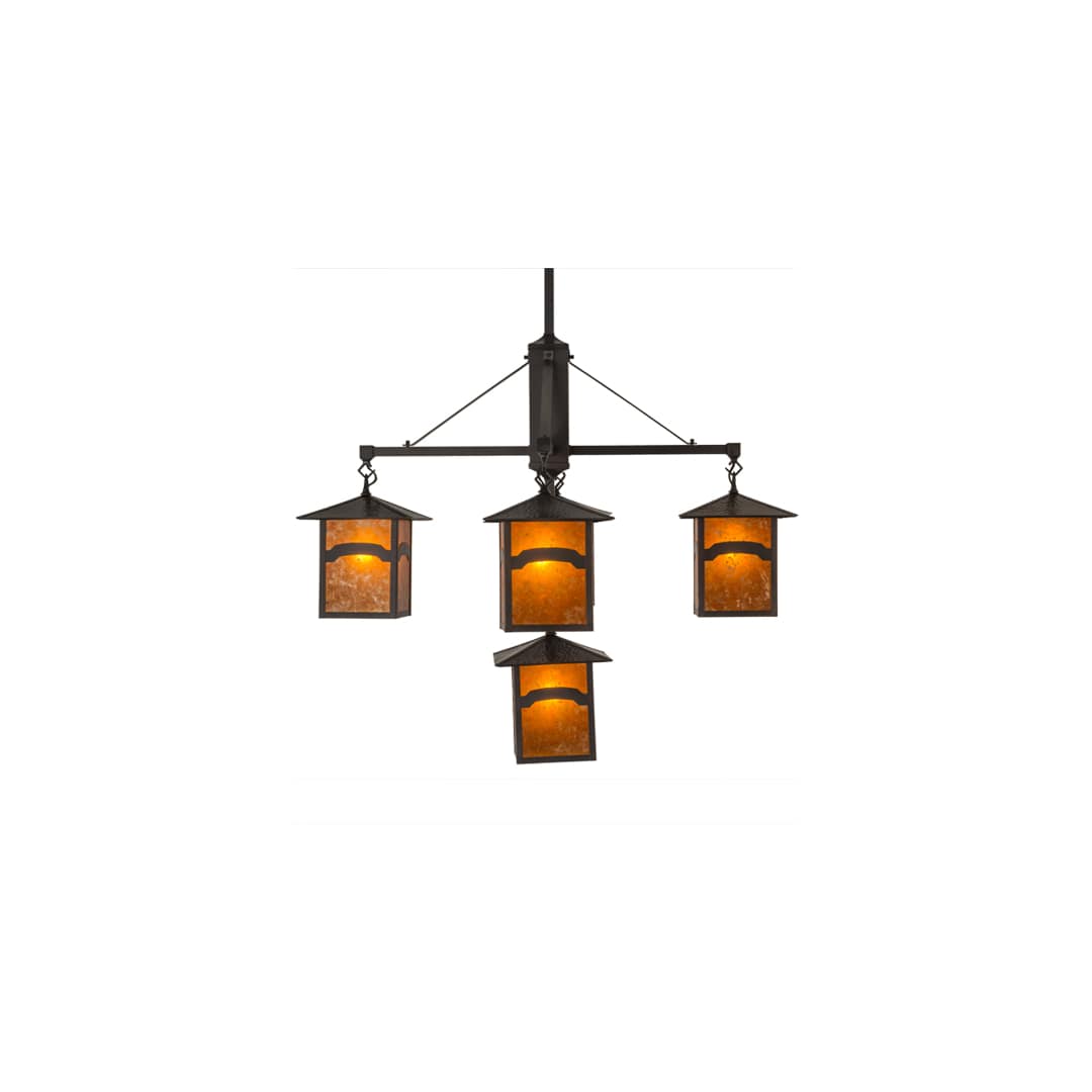 Seneca Mountain View 5 Light 37" Wide Chandelier