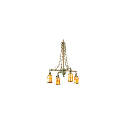Craftsman 4 Light 26" Wide Chandelier