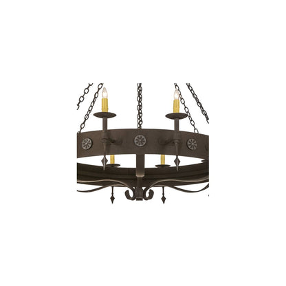 Warwick 12 Light 66" Wide Taper Candle Style Chandelier