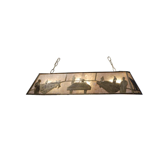 60" L Pool Hall Island / Billiard Fixture