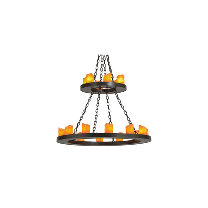 Loxley 18 Light 36" Wide Pillar Candle Style Chandelier