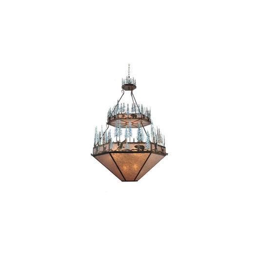 Wildlife at Pine Lake 12 Light 60" Wide Chandelier