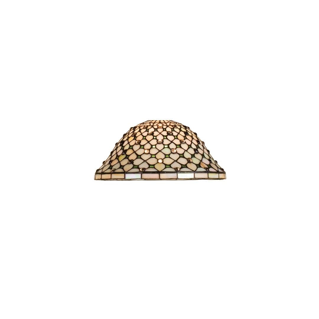 Stained Glass / Tiffany Island / Billiard Fixture from the Diamond & Jewel Collection