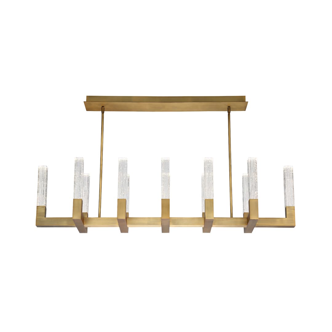 Cinema 12 Light 54" Wide Integrated LED Linear Chandelier