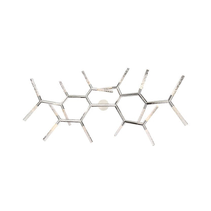 Kryptonite 18 Light 55" Wide LED Abstract Chandelier with Clear Piastra Glass Shades