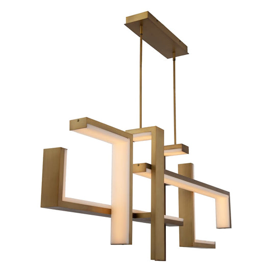 Jackal 56" Wide LED Abstract Chandelier