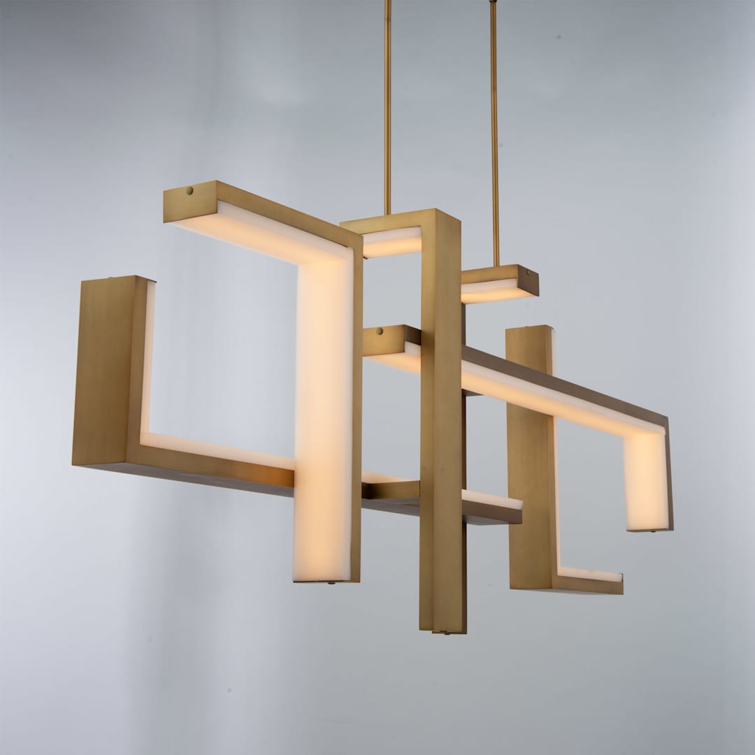 Jackal 56" Wide LED Abstract Chandelier