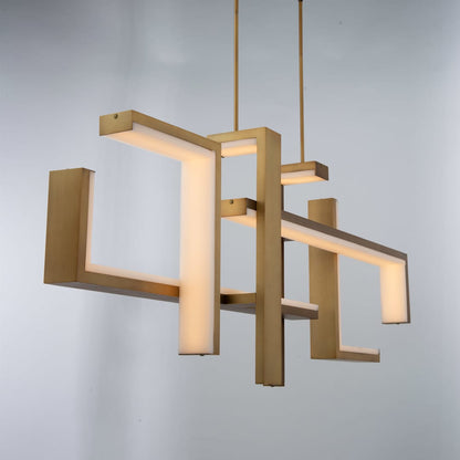 Jackal 56" Wide LED Abstract Chandelier