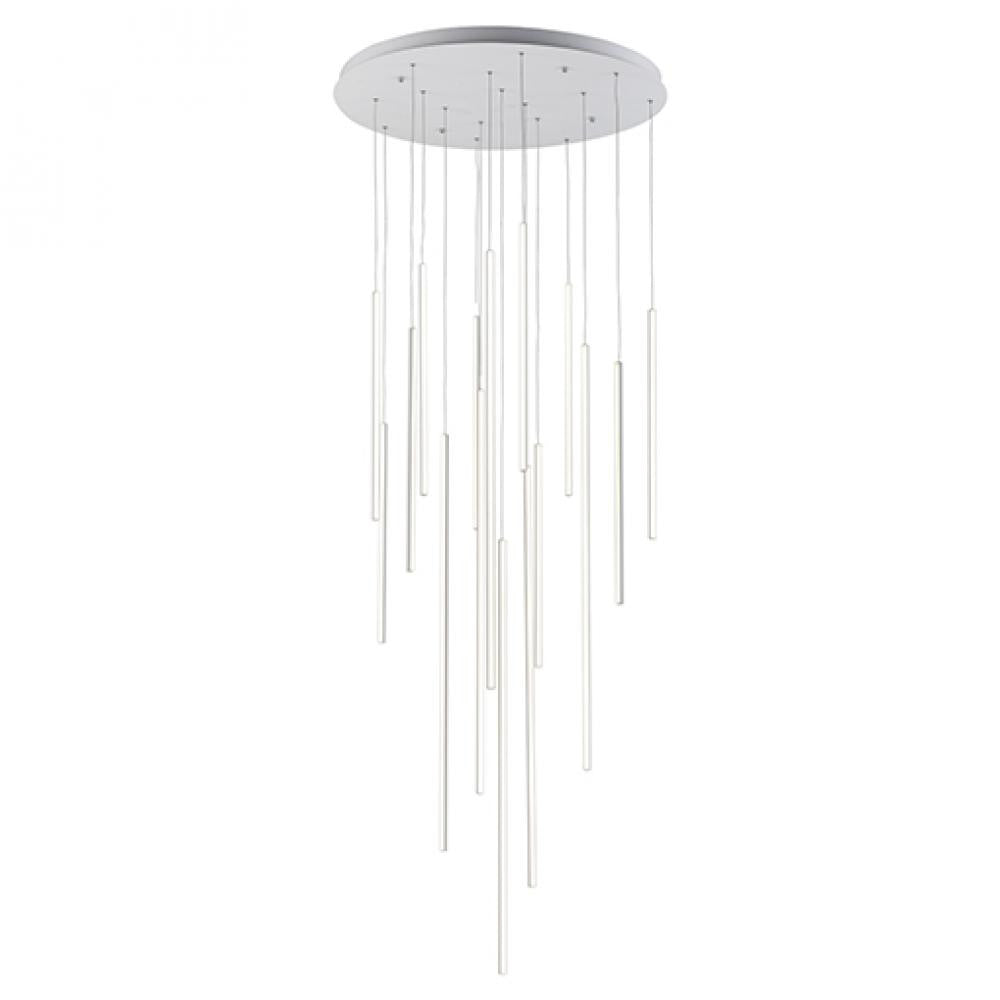 Chute 16 Head LED Multi Pendant