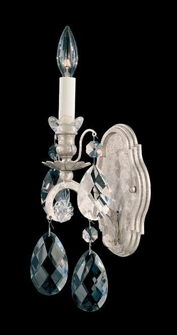 Renaissance Wall Sconce, 1-Light, French Gold, Clear Swarovski Crystal, 15.5"H (3756-26S 17QPZ2)